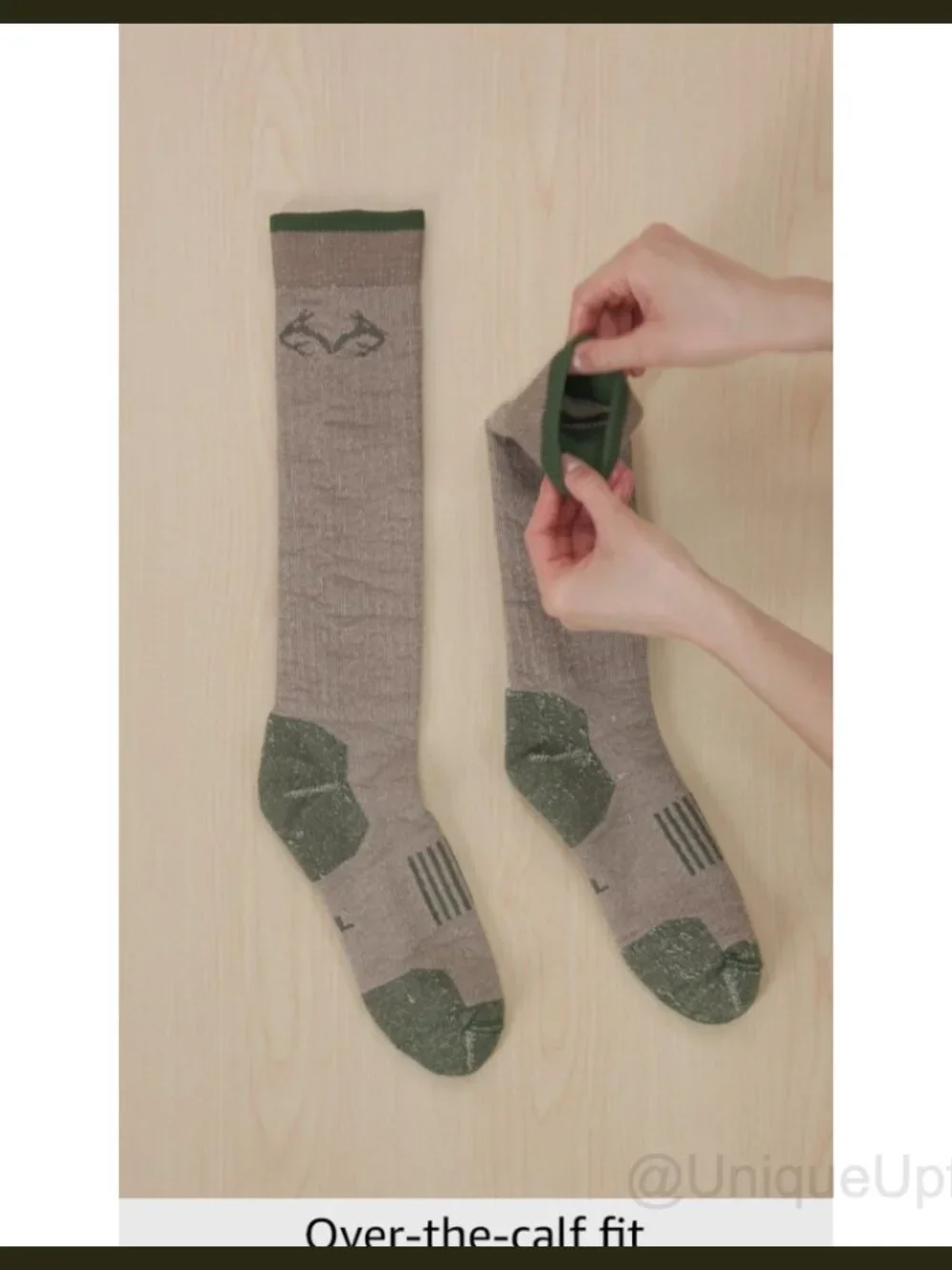 Merino Wool Tall Boot Socks Heavyweight Over Calf Hunting Socks